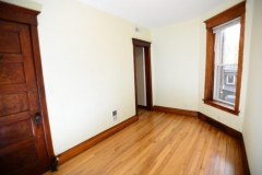 Cozy bedroom off the dining room