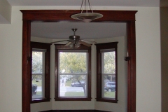 living room from dining room